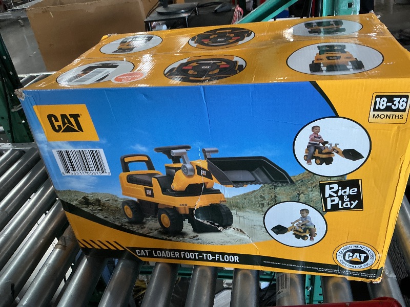 View 3 of ** FACTORY SEALED **BEST RIDE ON CARS CAT Front Loader Push Car