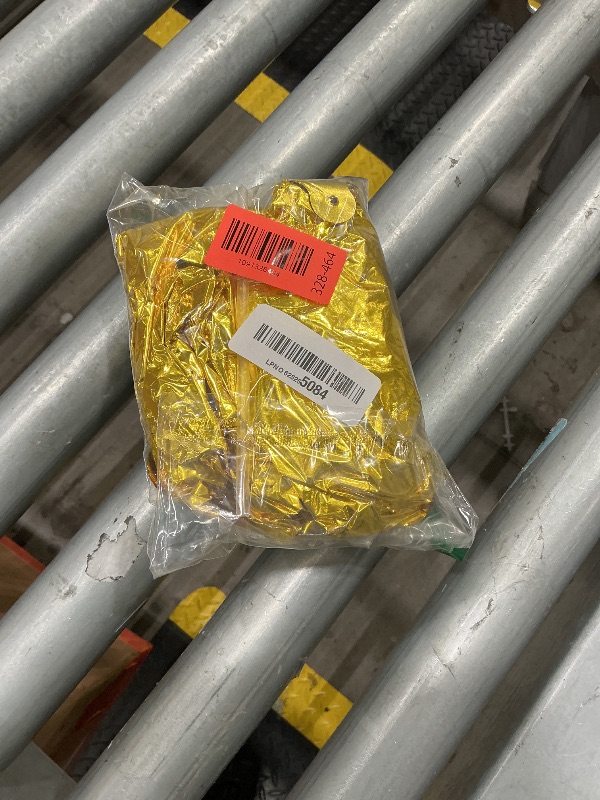View 2 of [DAMAGED] Enyeopd Gold Number 4 Balloon, 40-inch