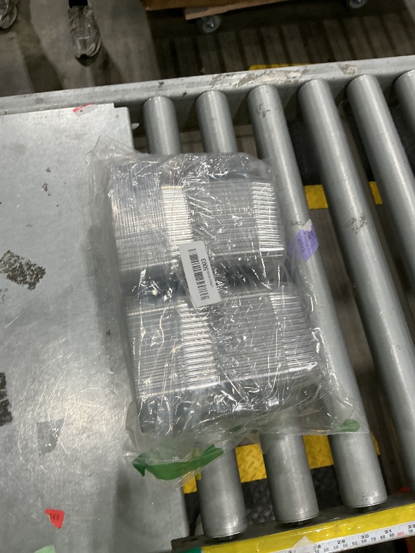 View 2 of 100 Pcs Clear Hinged Plastic Containers with Lids,Individual Cake Slice Containers,Square Plastic Food Container,Disposable Clamshell Take Out Containers for Cakes,Cookies,Pasta,Sandwiches,Salad