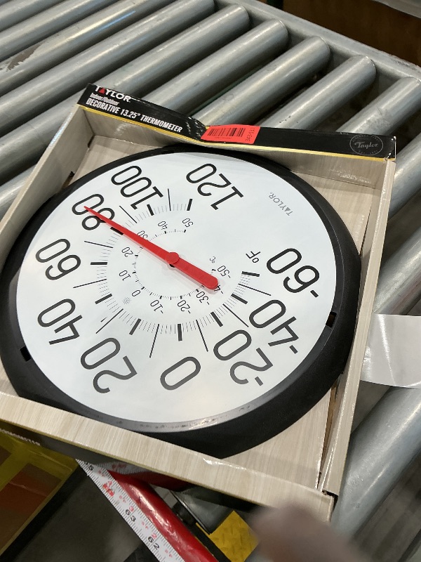 View 2 of [Defective] Taylor 13.25" Indoor/Outdoor Dial Weather Thermometer