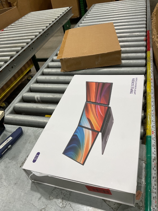 View 2 of 16" Laptop Screen Extender, 1200P FHD Ultra-Slim Triple Portable Monitor