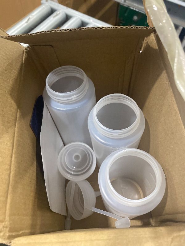 View 3 of [THREE BOTTLES AND TOPS] SECLENT 16 oz Condiment Squeeze Bottles (6-Pack)