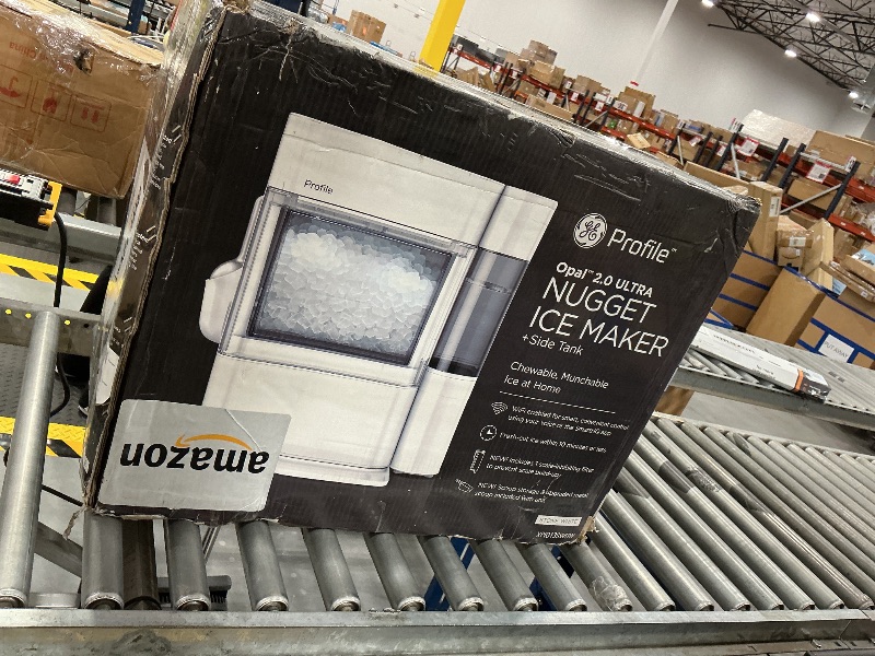 Photo 1 of GE Profile Opal 2.0 Ultra Nugget Ice Maker, Stone White