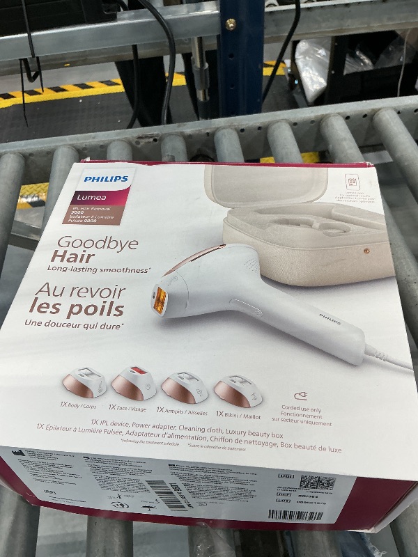 View 2 of Philips Lumea IPL — Salon-Like Laser Hair Removal for Women, Permanent Hair Reduction Device At Home for Face & Body — Safe & Painless for Face, Bikini, Body, 5 Settings & Skin Sensors, BRI984/03