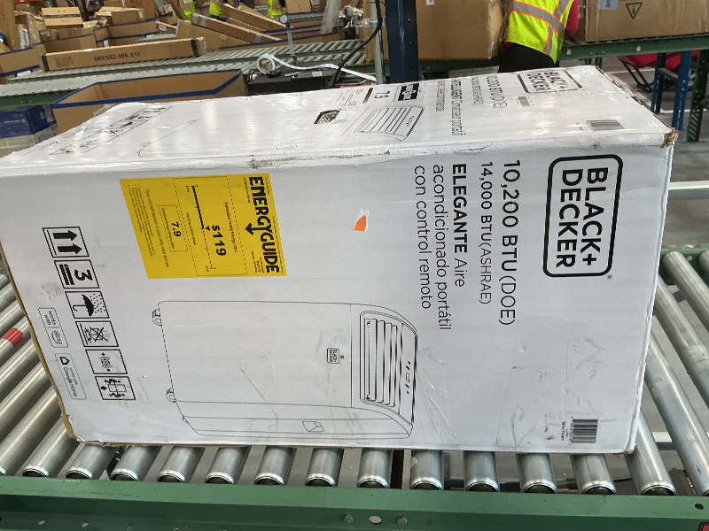 Photo 1 of BLACK+DECKER Smart Portable Air Conditioner, 14,000 BTU, BPACT14WT, White