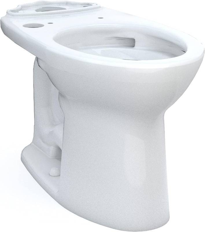 Photo 1 of TOTO Drake Elongated TORNADO FLUSH Toilet Bowl, WASHLET+ Ready, Cotton White -