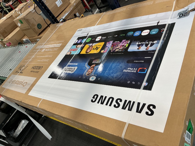 Photo 1 of Samsung 75-Inch Class U8000H Series Crystal UHD, 4K, Smart TV, 2026 Model