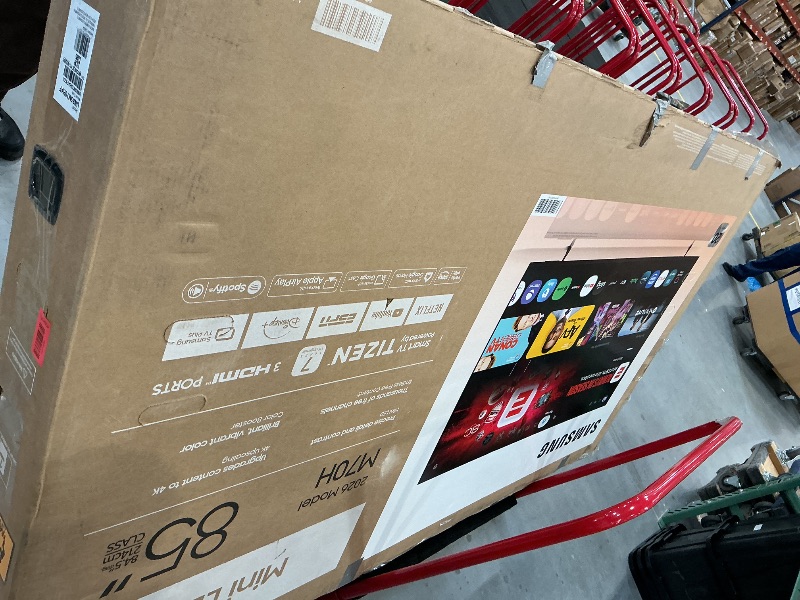 Photo 1 of Samsung 85-Inch Class M70H Series, Mini LED, 4K, Smart TV, 2026 Model