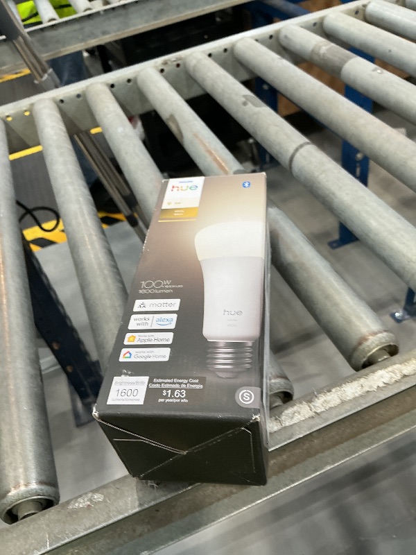 Photo 1 of Philips Hue Smart LED A21 Bulb - 1-Pack, 1600 Lumens, Dimmable