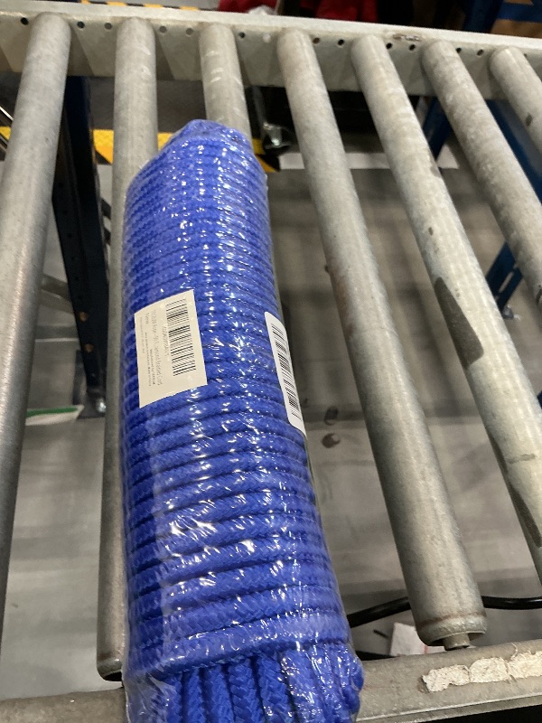 Photo 1 of TECEUM 90ft Utility Rope - 3/8" Blue Polypropylene