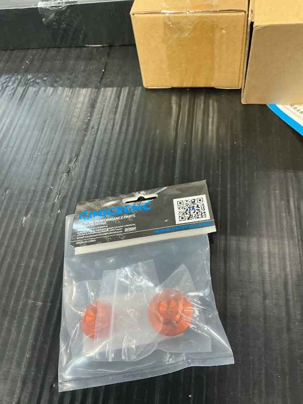 Photo 1 of NICECNC Front Wheel Spindle Nut Kit M24x1.5 Aluminum