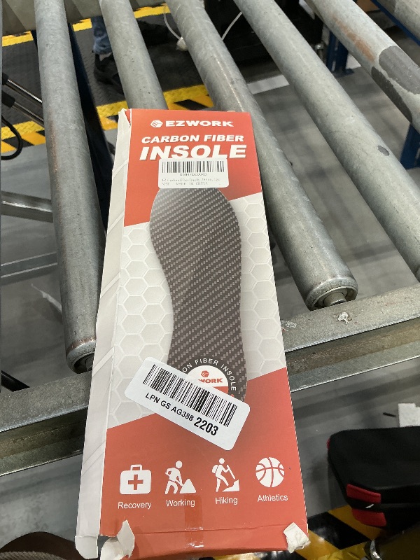 Photo 1 of Carbon Fiber Insoles, Carbon Fiber Foot Plate 1 PC Rigid Shoe Insert Support Turf Toe, Foot Fractures, Morton Extension, Hallux Rigidus and Limitus - Alternative to Post Op Shoe