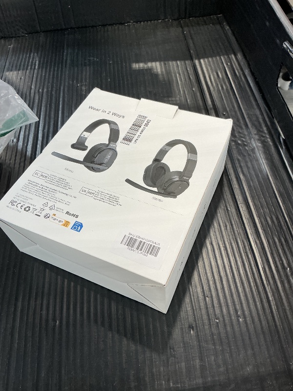 Photo 1 of TECKNET Bluetooth Trucker Wireless Headset with Noise Cancelling Mic