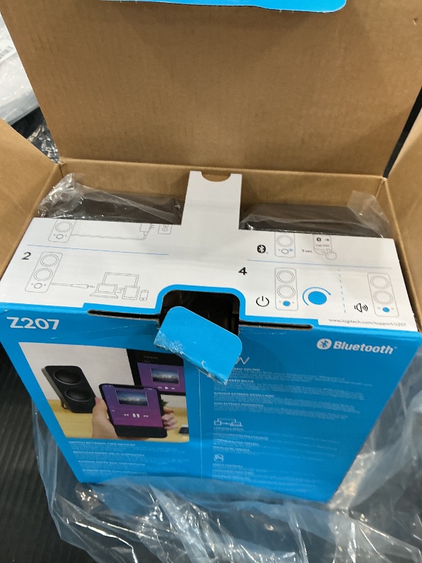 Photo 1 of Logitech Z207 2.0 Stereo Computer Speakers with Bluetooth
