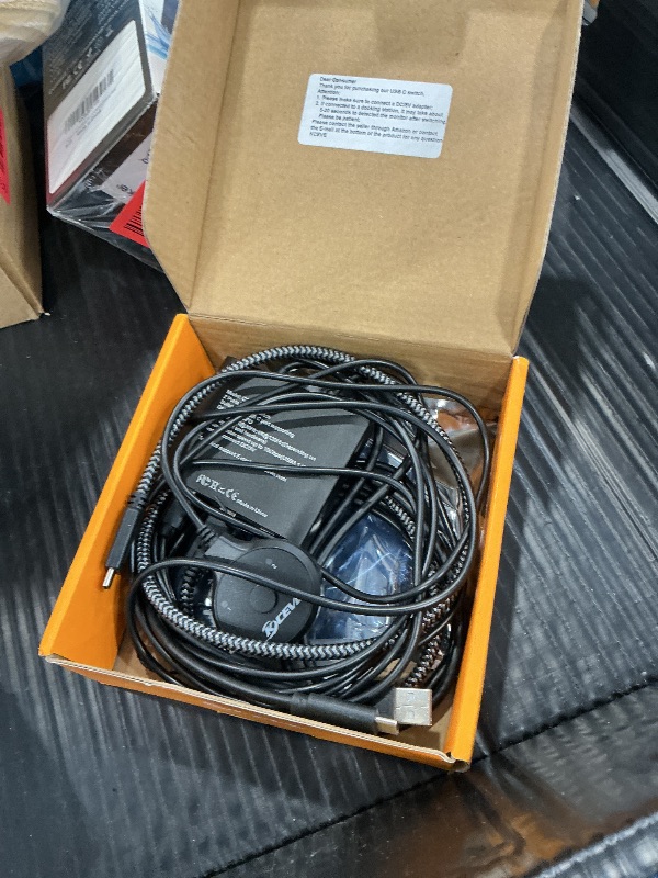 Photo 1 of MLEEDA USB C Switch, 2 Computers, 8K@60Hz, 10Gbps Data, 100W Charging