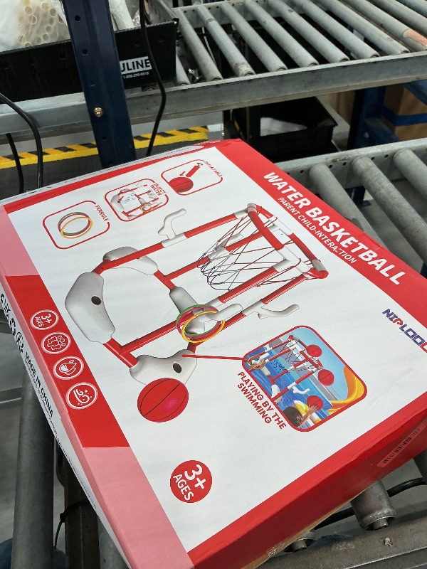 Photo 1 of NIPLOOOW Pool Basketball Hoop and Ring Toss Game Set