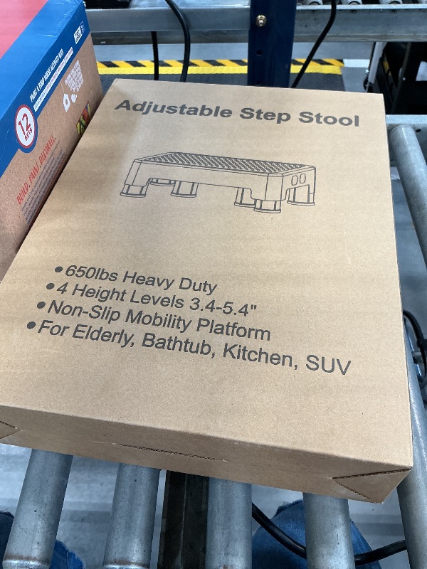 Photo 1 of COOL-ANGLE Adjustable Height Step Stool, 6-Leg Stability