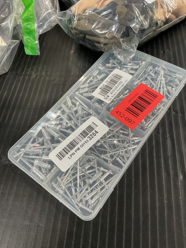 Photo 1 of ALLWIN Pop Rivets Assortment Kit - 200 Pcs Aluminum Blind Rivets