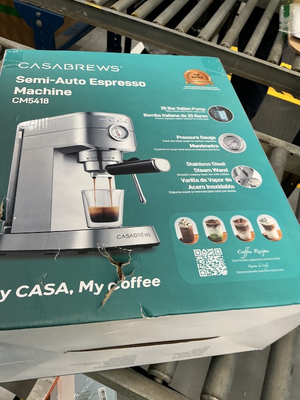 Photo 1 of CASABREWS CM5418 Espresso Machine with Milk Frother