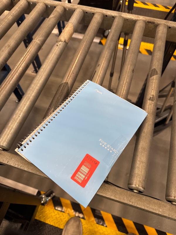 Photo 1 of Five Star Spiral Notebook, 2 Subject, College Ruled, 6" x 9.5", 80 Sheets, Blue