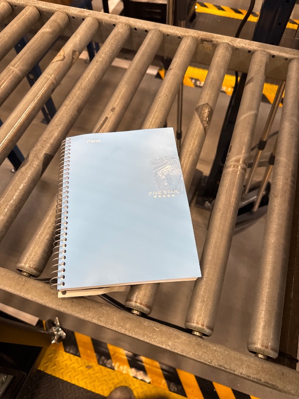 Photo 1 of Five Star Spiral Notebook, 2 Subject, College Ruled, 6" x 9.5", 80 Sheets, Blue