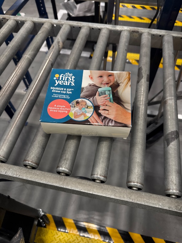 Photo 1 of The First Years Squeeze & Sip Straw Cups - 7 Oz - 3 Count
