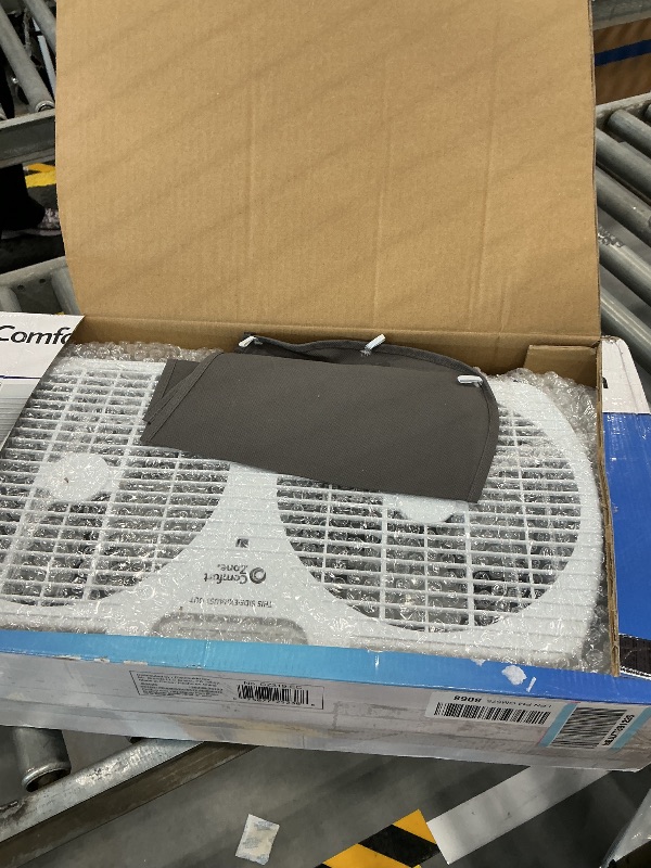 Photo 1 of Comfort Zone 9" Twin Window Fan - 2-Speed Reversible