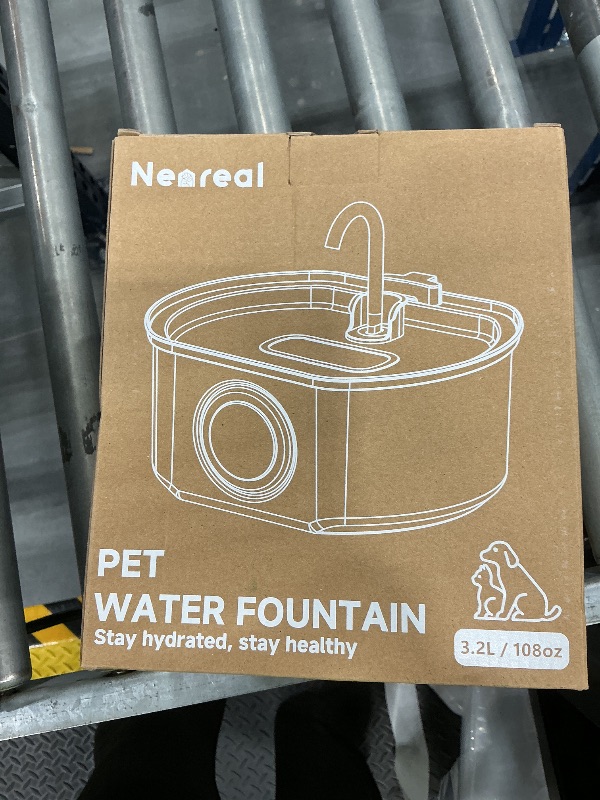Photo 1 of Neareal Cat Water Fountain Stainless Steel