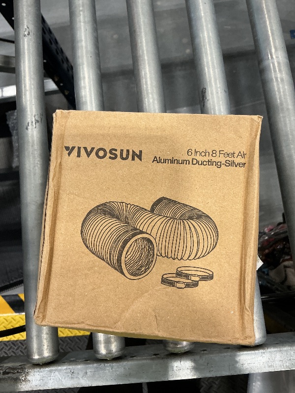 Photo 1 of VIVOSUN 6" x 8FT Aluminum Ducting
