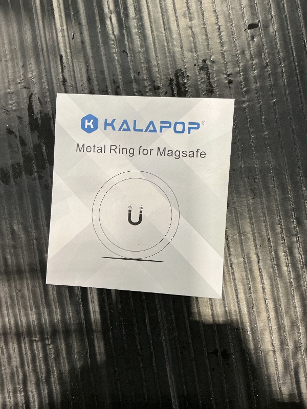 Photo 1 of KALAPOP MagSafe Sticker Ring, 4 PCS, Black