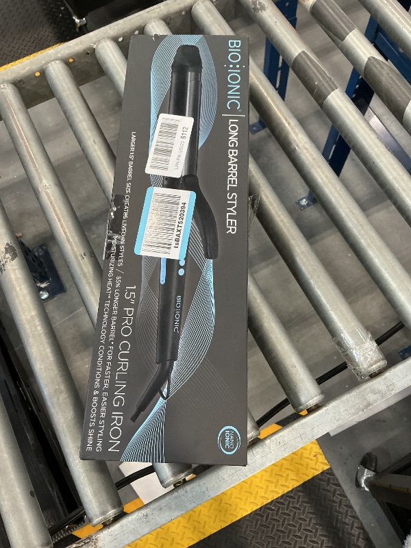 Photo 1 of Bio Ionic Long Barrel Curling Iron - Black