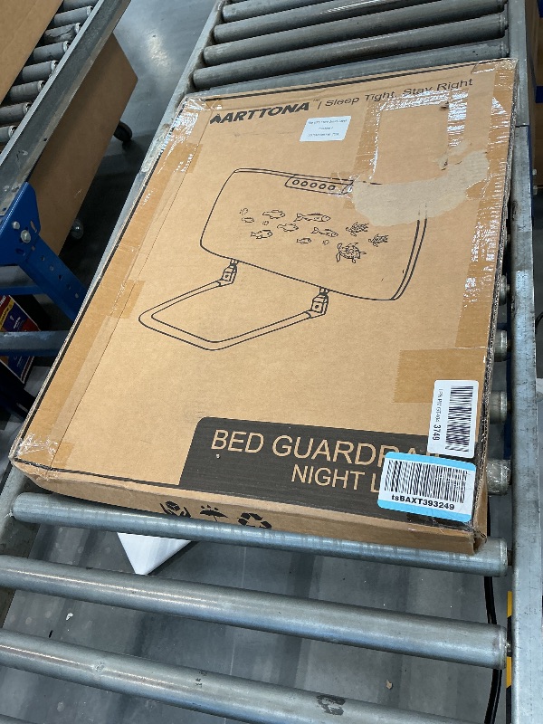 View 2 of ARTTONA Toddler Bed Rail with Night Light - 48inch