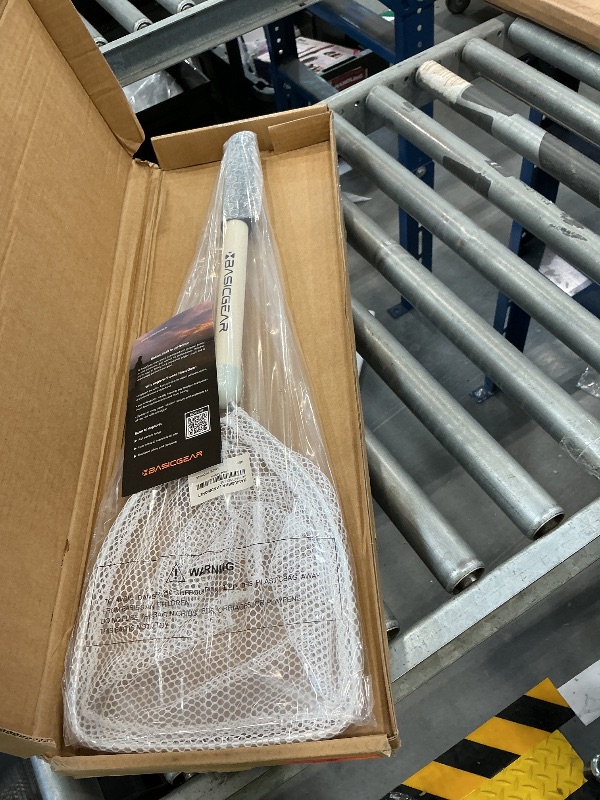 Photo 1 of BasicGear Medium Baitwell Landing Net, 8x10 in Hoop, 24 in