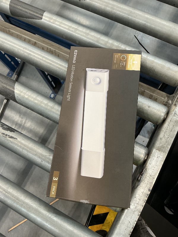 Photo 1 of EZVALO 8" Motion Sensor Under Cabinet Lights (3 Pack)