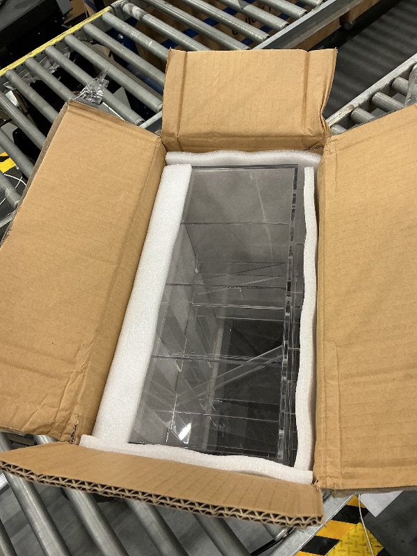 Photo 1 of 8-Slot Clear Acrylic Booster Pack Dispenser, Card Organizer with Black Base, Fits 280+ Booster Packs, 4mm Thick Display Holders for Sports, Trading Collector Cards