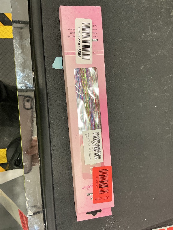 Photo 1 of Umylar Clip-In Hair Tinsel Extensions, 20 Inch, Colorful