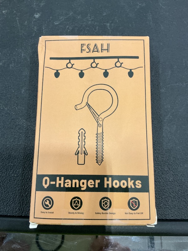 Photo 1 of FSAH 36 PCS Screw-In Hooks with Safety Buckle