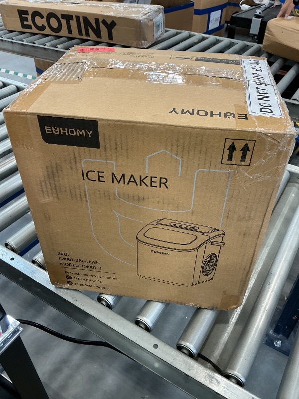 Photo 1 of EUHOMY Countertop Ice Maker - 26lbs/Day, Black