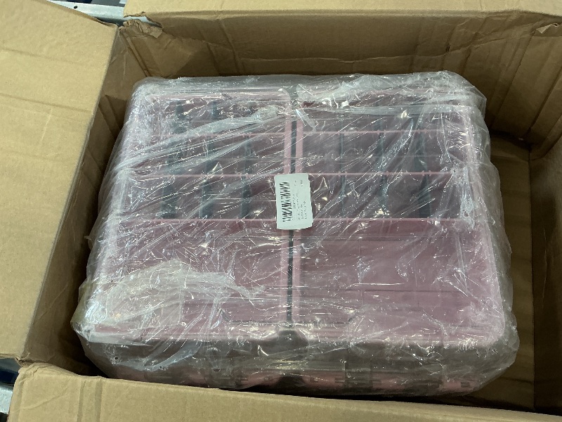 Photo 1 of RUNCL Fishing Tackle Box - Waterproof, Pink