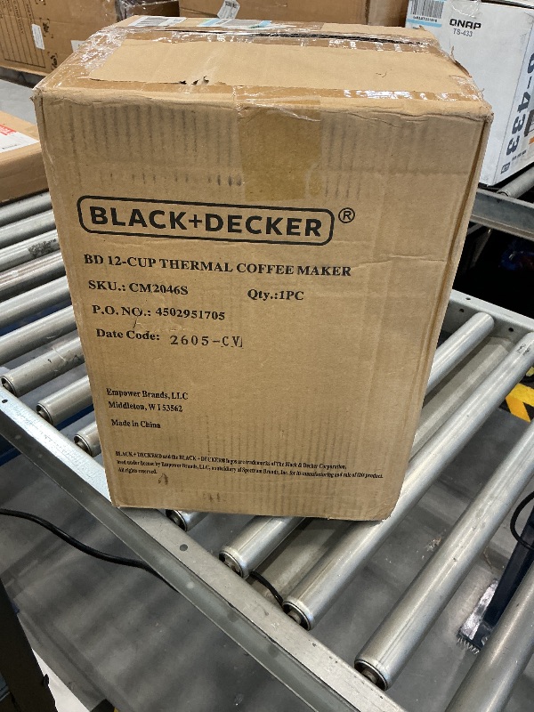 Photo 1 of BLACK+DECKER 12-Cup Thermal Coffee Maker