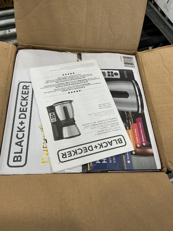 Photo 1 of BLACK+DECKER 12-Cup Thermal Coffee Maker