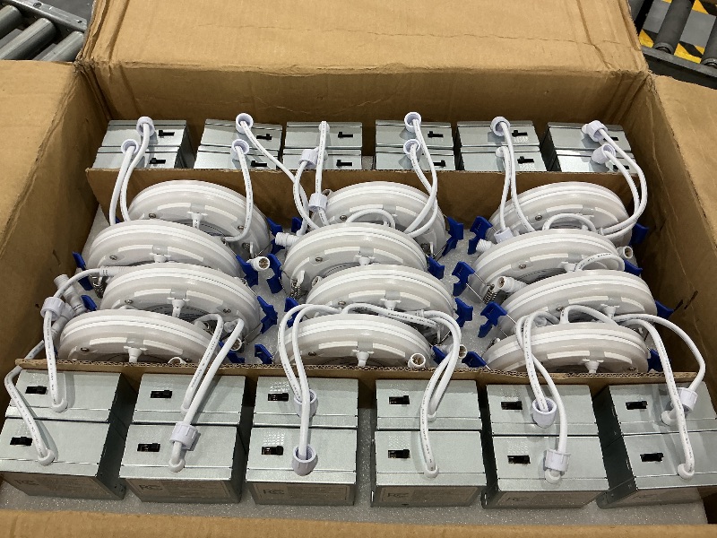 Photo 1 of Veriligt 48 Pack 4 Inch LED Recessed Lights with Night Light, 750LM 5CCT