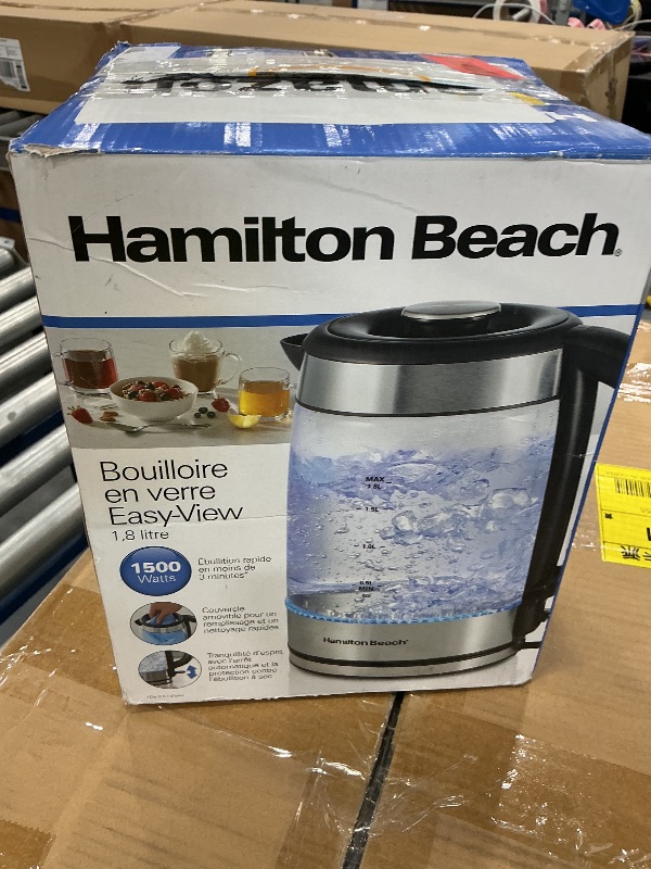 Photo 1 of Hamilton Beach 1.8L Glass Electric Kettle