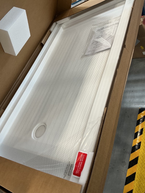 Photo 1 of DreamLine SlimLine Shower Pan Base - 32" x 60" x 7", White