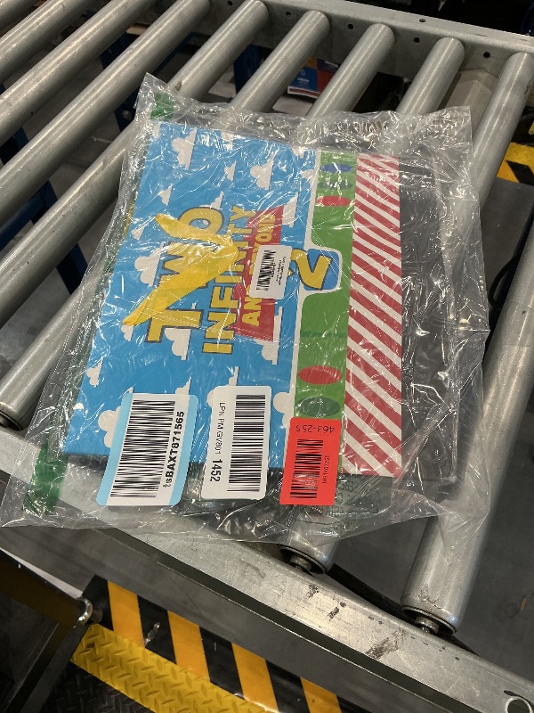 Photo 1 of LOYUJI 2nd Birthday Gift Bag, Two Infinity and Beyond Birthday Gift Bag with Tissue Paper and Card, 2 Year Old Party Decorations for Boys