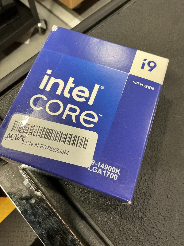 Photo 1 of Intel® Core™ i9-14900K Desktop Processor 24 cores (8 P-cores + 16 E-cores) up to 6.0 GHz
