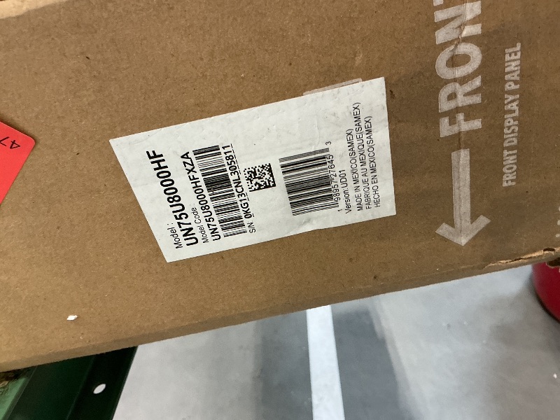 Photo 1 of Samsung 75-Inch Class U8000H Series 4K Smart TV (2026)