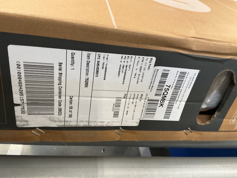Photo 1 of TCL QM6K Series 75-Inch QLED 4K Smart TV