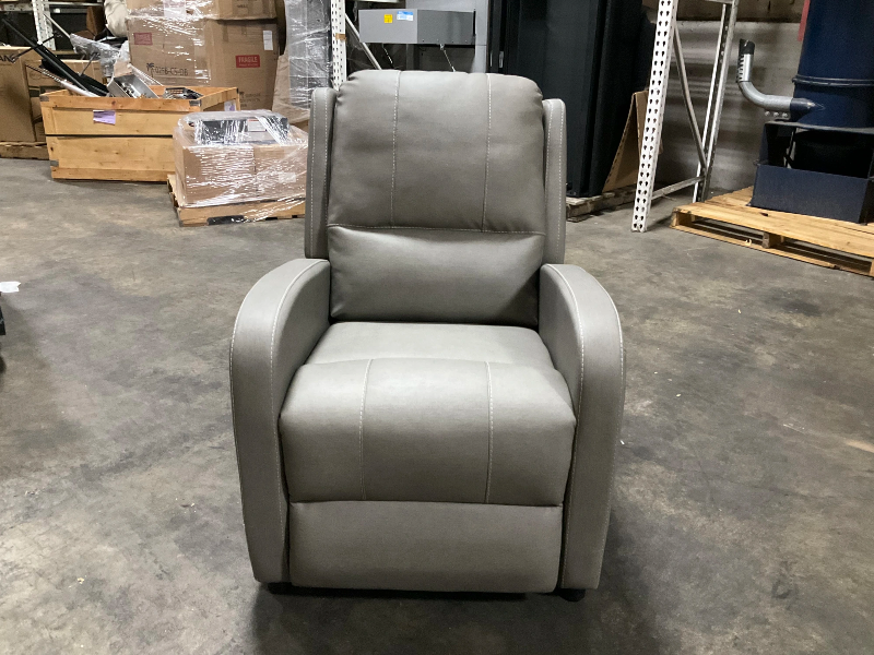 Photo 1 of GRAY RECLINER - APPROX. 27.5” WIDE X 38” TALL