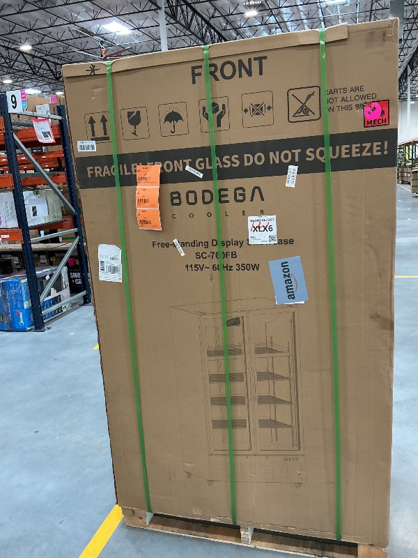 Photo 1 of BODEGACOOLER Commercial Refrigerator, 27.02 Cu. Ft. Black